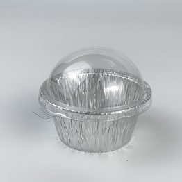 Foil Tray Round 3406-P with Plastic Lid Star Brand