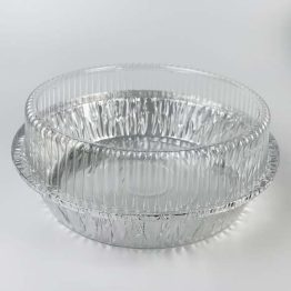 Foil Tray Round 3417-P with Plastic Lid Star Brand