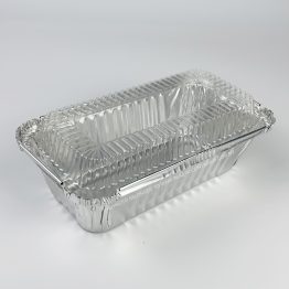 Foil Container Rectangle 4573-P with Plastic Lid 600ml Star Brand