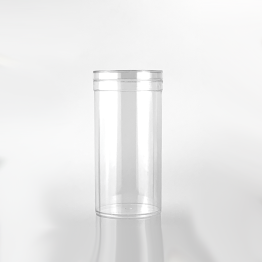 clear cylinder container for candies pl128