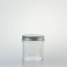 Metal lid container for snacks