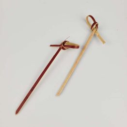 BAMBOO RED FLOWER PICK