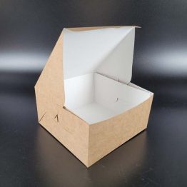 CAKE BOX FOR 4 SLICES CAKE 6X6X3 INCH