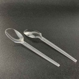 dinner spoon 6.5 inch clear
