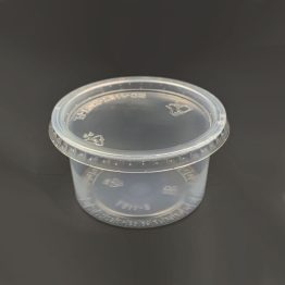 E115T Soft PP Round Container with Lid – 115ml