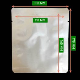 Foil Bag 130 x 170 mm – medium foil pouch for snacks, coffee, and spices