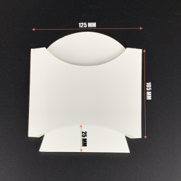 Eco-Friendly White French Fry Box for Fast Food and Snacks