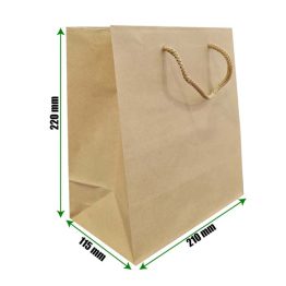 Paper Bag Brown Medium with PP Cord Handle