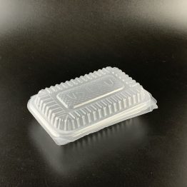 SEA1 PP clamshell food box – single compartment