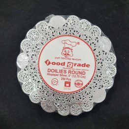 Elegant silver doilies for events