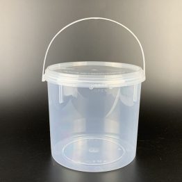 SL3000FPT 3L round food container with SLCH26 lid and SLC26 handle