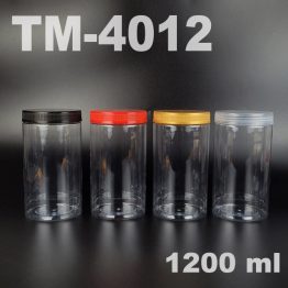 PET Jar 1200ml with Lid – Clear Food Packaging Container