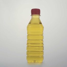 PET Bottle WKSQL-300ml with Lid – Square PET Bottle with Line Design