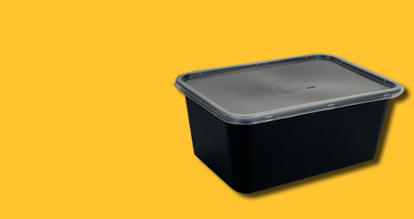 RECTANGLE CONTAINER BLACK BASE WAKIM
