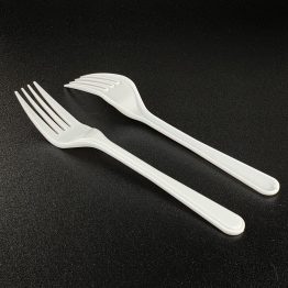 Dinner fork 7 inch premium white color
