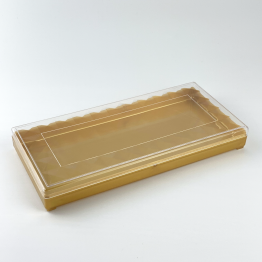 Gold base bird nest container