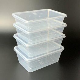 C500 to RC1000 Rectangle Containers with Lids – 500ml to 1000ml