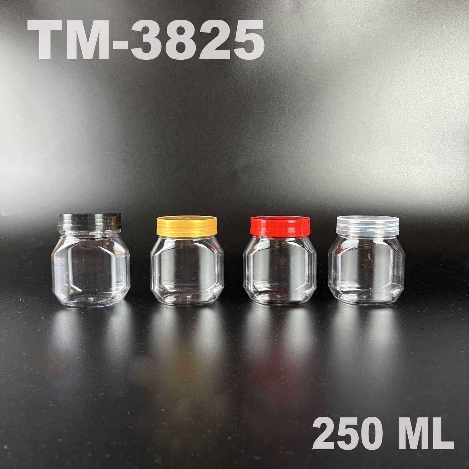 TM3825 PET Jar 250ml food-grade clear plastic container