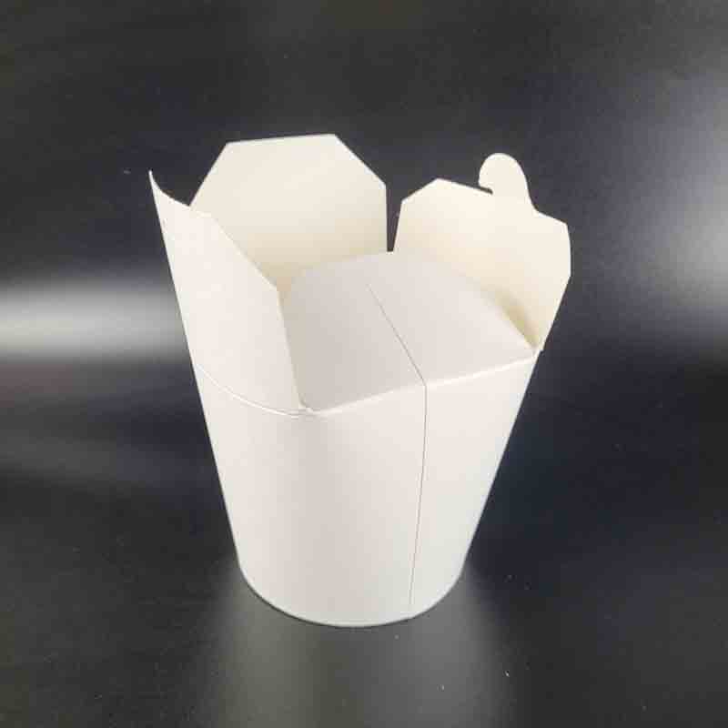 Food Pail White 850ml 30oz Eco-Friendly Takeaway Packaging