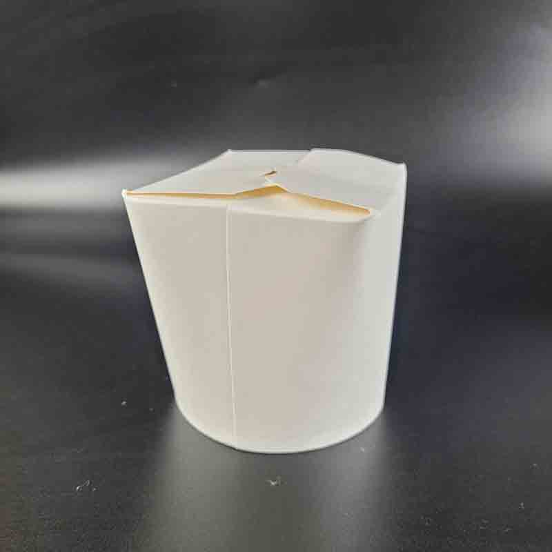 Food Pail White 850ml 30oz Eco-Friendly Takeaway Packaging