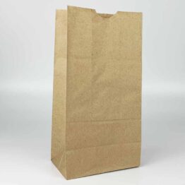 Paper Bag SOS No.12 Brown eco-friendly kraft takeaway bag
