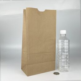 Paper Bag SOS No.8 Brown eco-friendly kraft takeaway bag