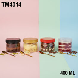 PET Bottle TM-4014 with Lid 400ml – Food Grade Packaging