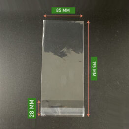 OPP Gum Bag 3x6.5 Inch with adhesive closure for snacks and small items