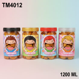 PET Jar 1200ml with Lid – Clear Food Packaging Container