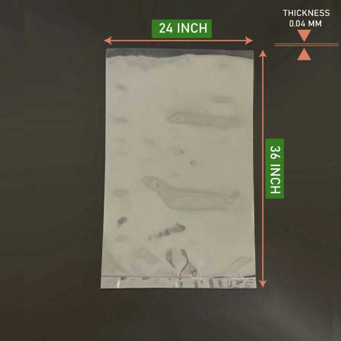 PP Bag 0.04mm (40 microns) Large 24x36 Clear Packaging