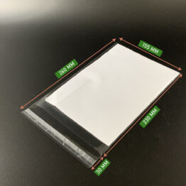 OPP Gum Bag 6x9 Inch with adhesive closure fits A5 size items