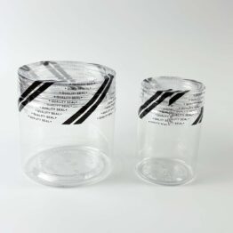 PVC shrinkable tube for bottle cap with quality seal wording and tearing line